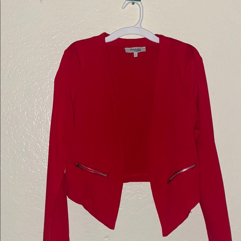 Charlotte Russe Red blazer